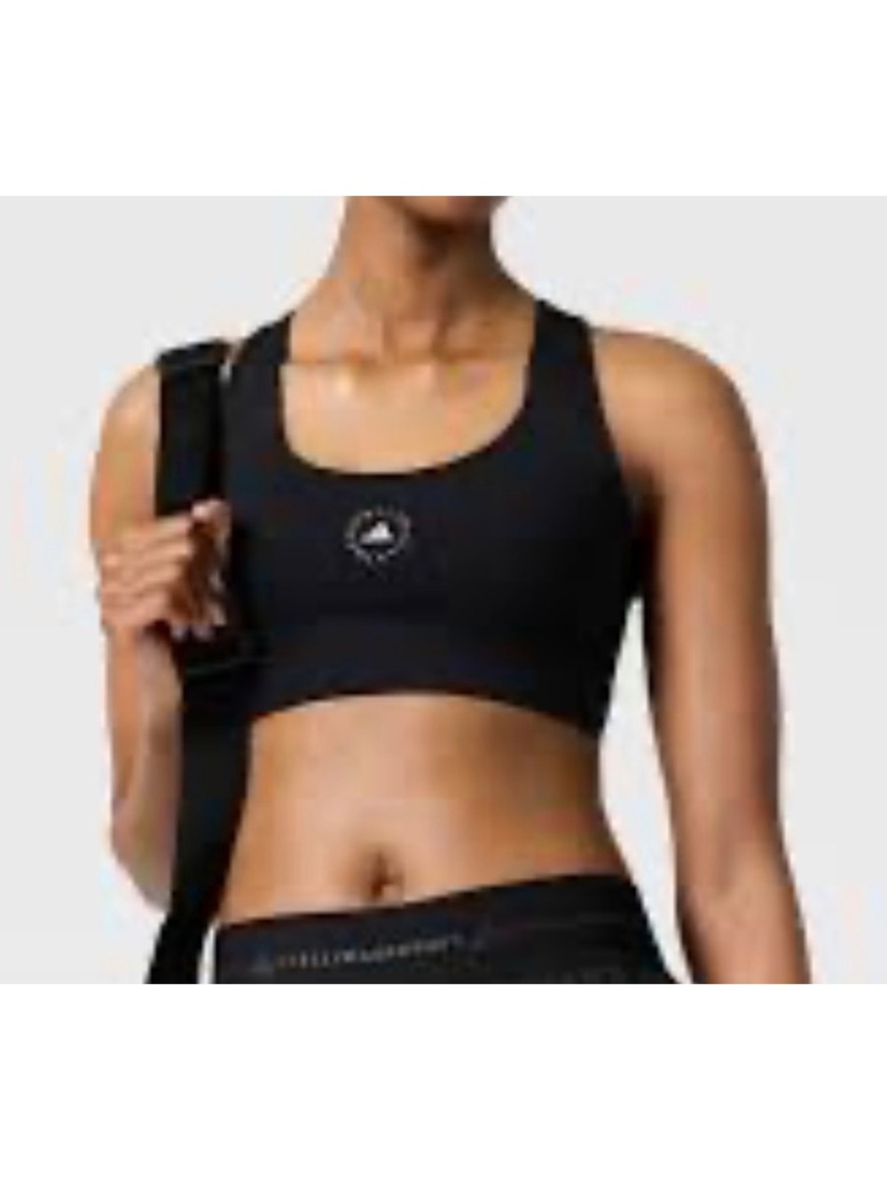NWT adidas by Stella McCartney TruePurpose sports bra in black size 34B